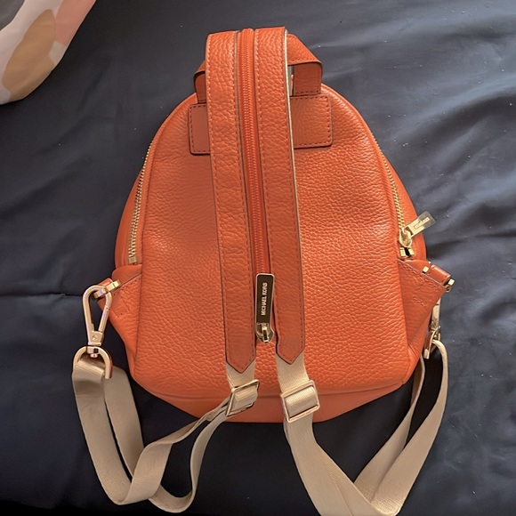 Super cute leather orange Michael Kors backpack. ONLY WORN ONCE. - Picture 2 of 4